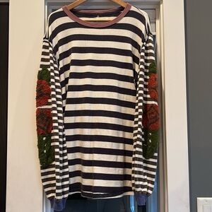 Free People We The Free Rose Stem Tee Size Mediem